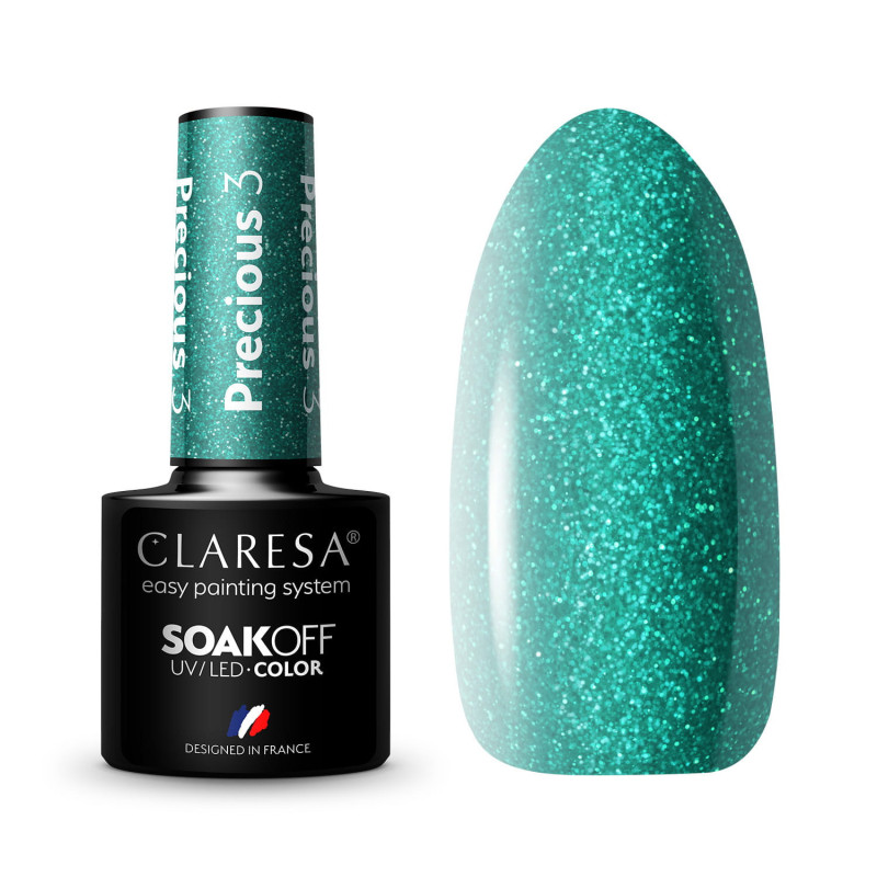 Vernis gel coloré – Claresa Precious n° 3 – 5 ml