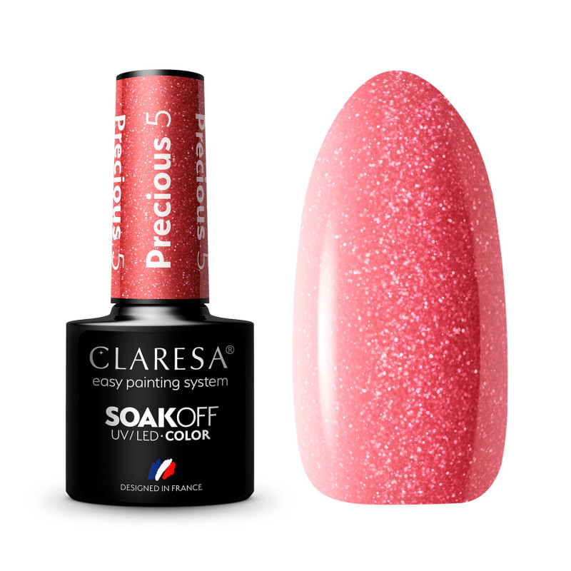 Vernis gel coloré – Claresa Precious n° 5 – 5 ml