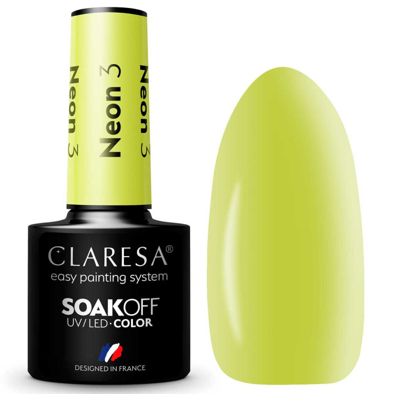 Gel polish – Claresa Neon № 3 – 5 ml