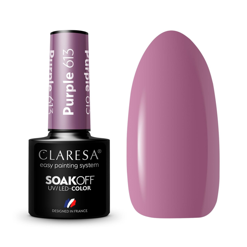 Gel polish – Claresa Purple No. 613 – 5 ml