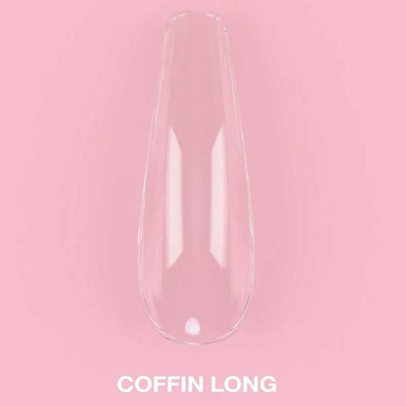 Capsules pour ongles en gel – LunaMoon Coffin Long – 500 pcs