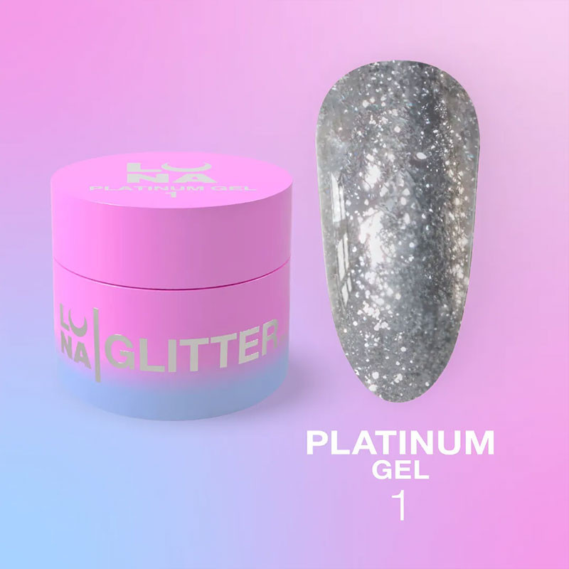 Peinture gel pour ongles – LUNAMOON Platinum Gel Nr 1 – 5 ml