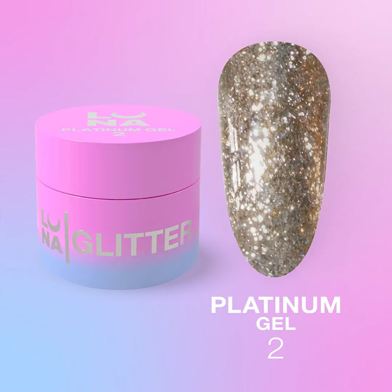 Peinture gel pour ongles – LUNAMOON Platinum Gel Nr 2 – 5 ml