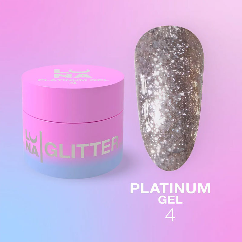 Peinture gel pour ongles – LUNAMOON Platinum Gel Nr 4 – 5 ml