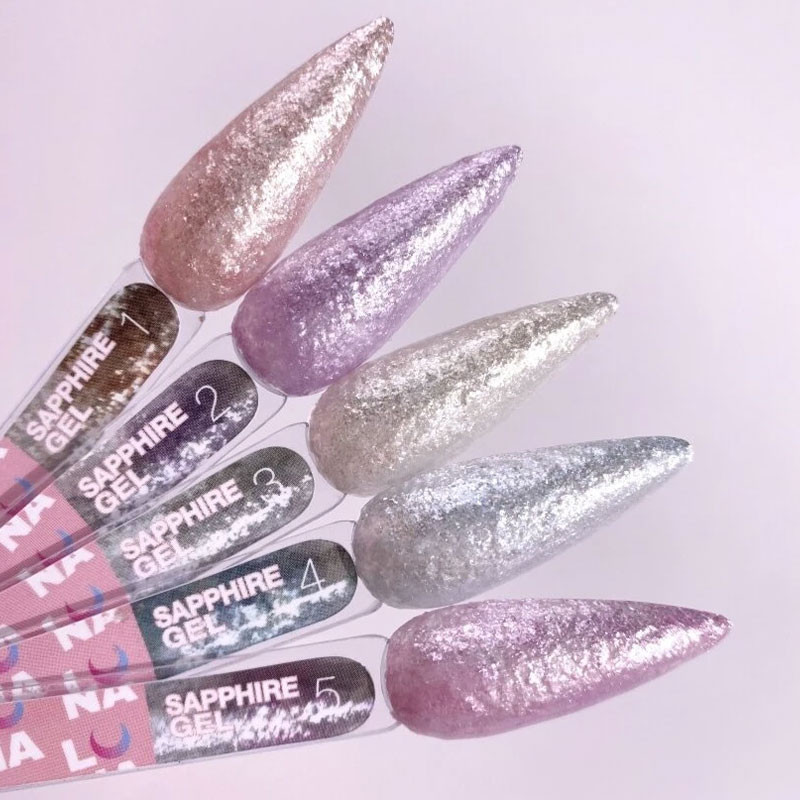 Peinture gel pour ongles – LUNAMOON Sapphire Gel Nr 2 – 5 ml