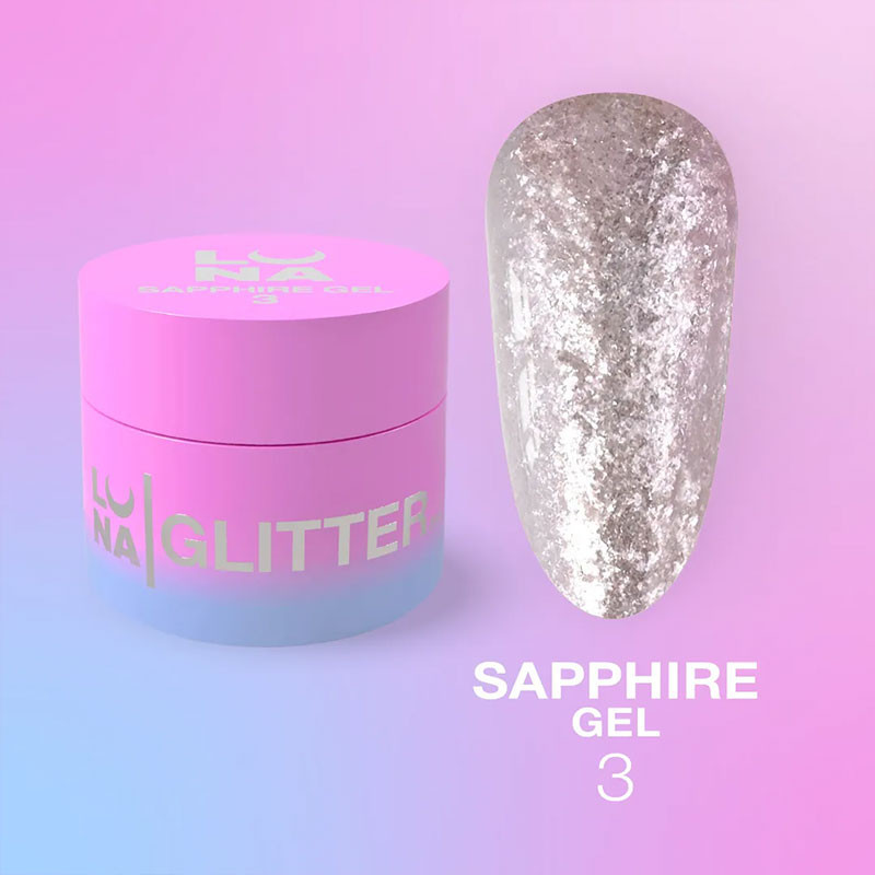 Peinture gel pour ongles – LUNAMOON Sapphire Gel Nr 3 – 5 ml