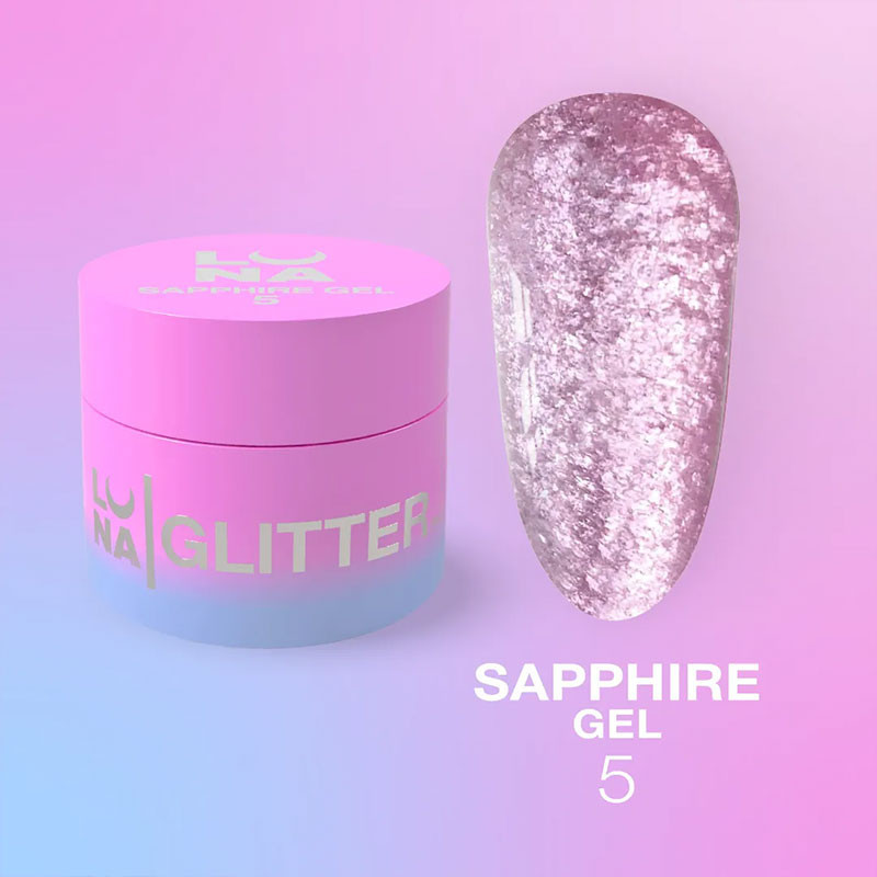 Peinture gel pour ongles – LUNAMOON Sapphire Gel Nr 5 – 5 ml