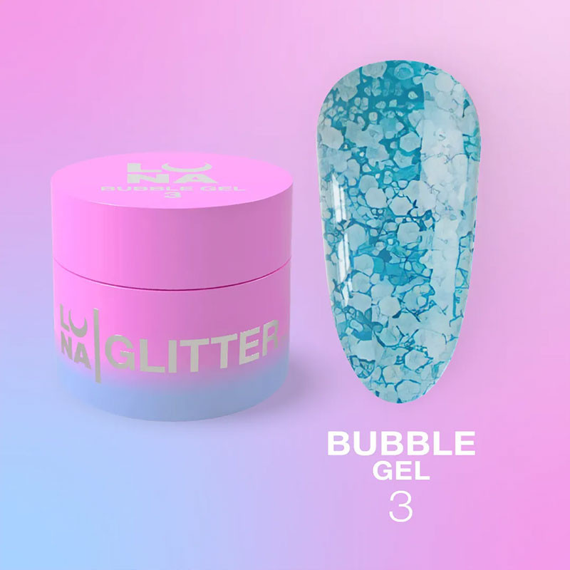 Гель-краска для ногтей – LUNAMOON Bubble Gel Nr 3 – 5 ml