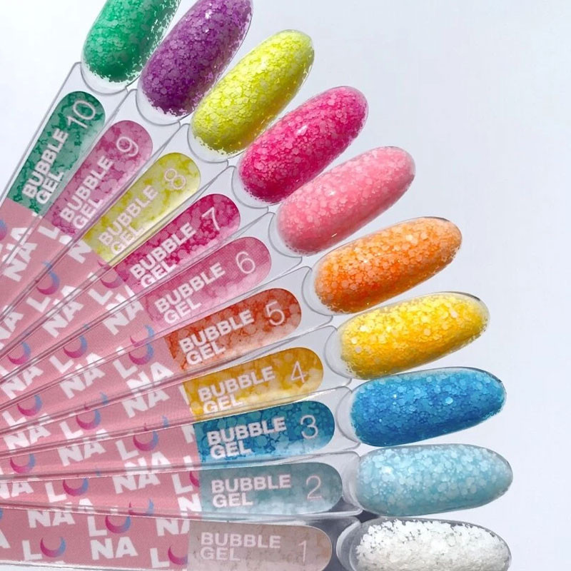 Гель-краска для ногтей – LUNAMOON Bubble Gel Nr 4 – 5 ml