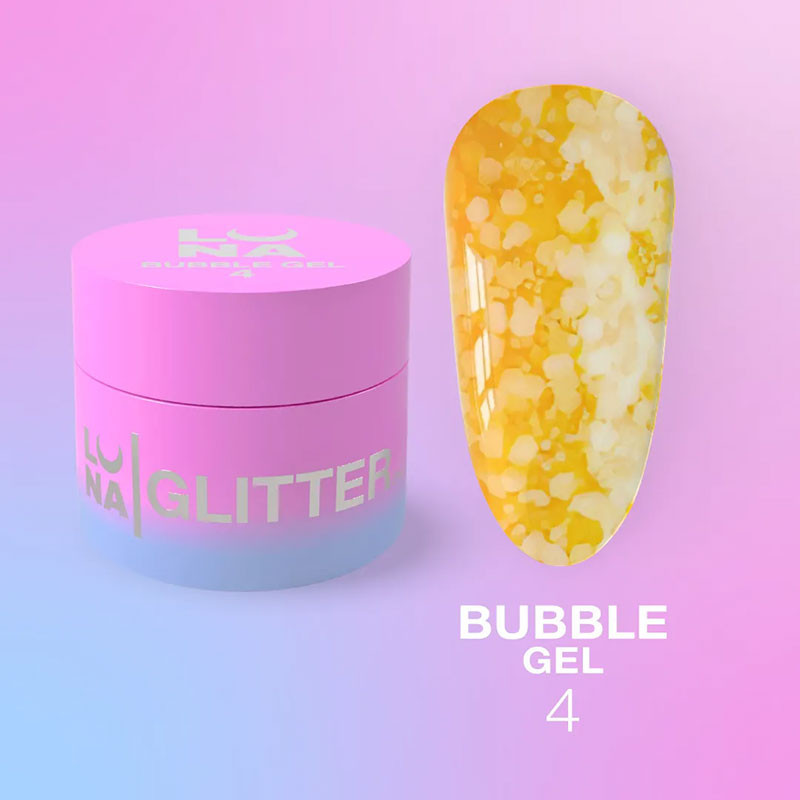 Peinture gel pour ongles – LUNAMOON Bubble Gel Nr 4 – 5 ml