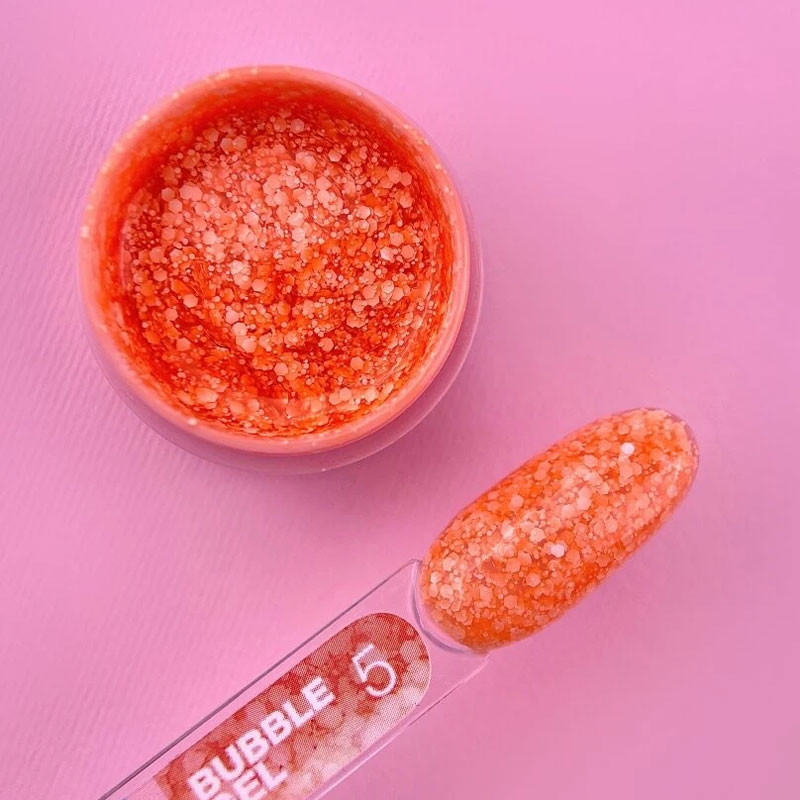 Гель-краска для ногтей – LUNAMOON Bubble Gel Nr 5 – 5 ml
