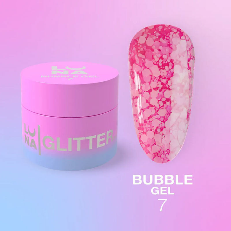 Гель-краска для ногтей – LUNAMOON Bubble Gel Nr 7 – 5 ml