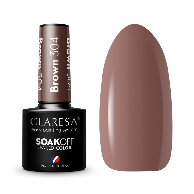 Gel polish – Claresa Brown № 304 – 5 ml