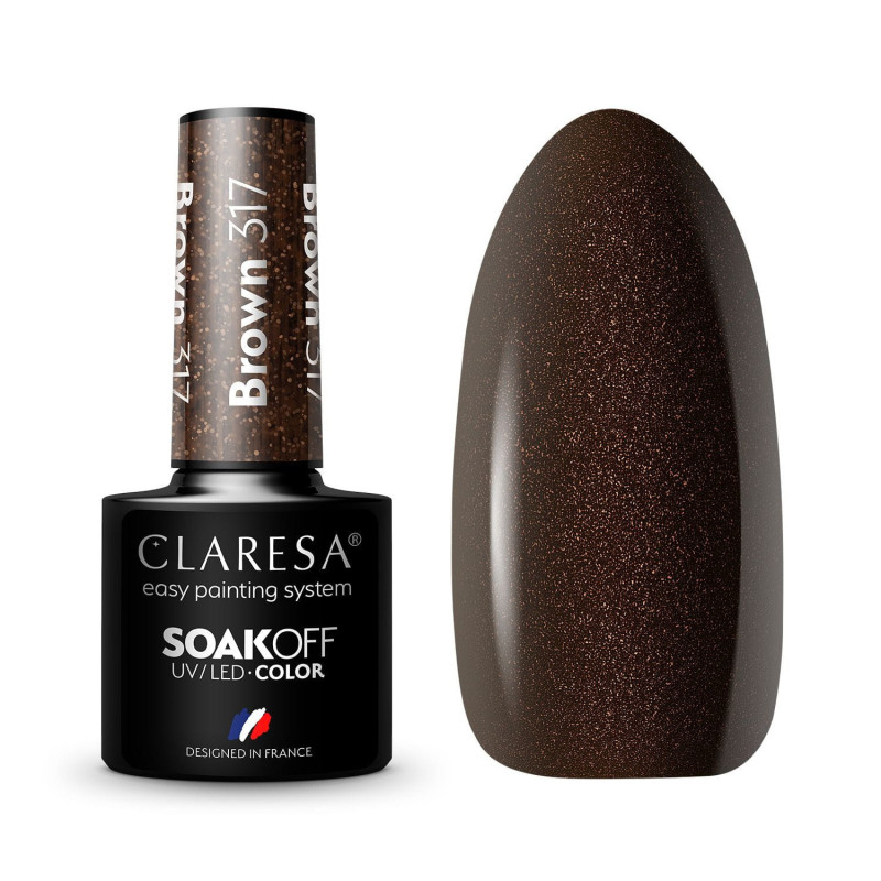 Gel polish – Claresa Brown № 317 – 5 ml