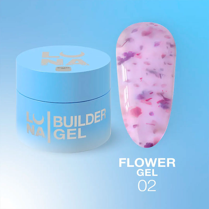 Gel de Reconstruction LunaMoon – Flower Gel Nr 2 – 15 ml