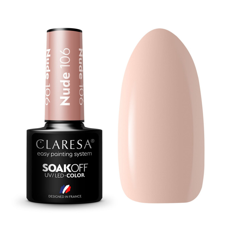 Gel polish – Claresa Nude No. 106 – 5 ml