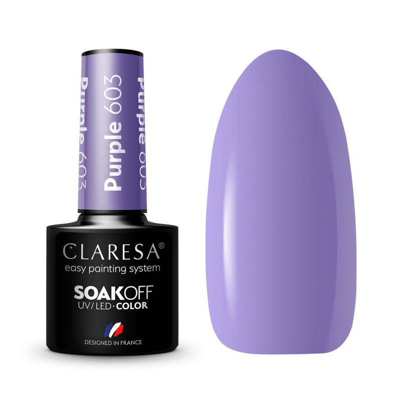 Gel polish – Claresa Purple No. 603 – 5 ml