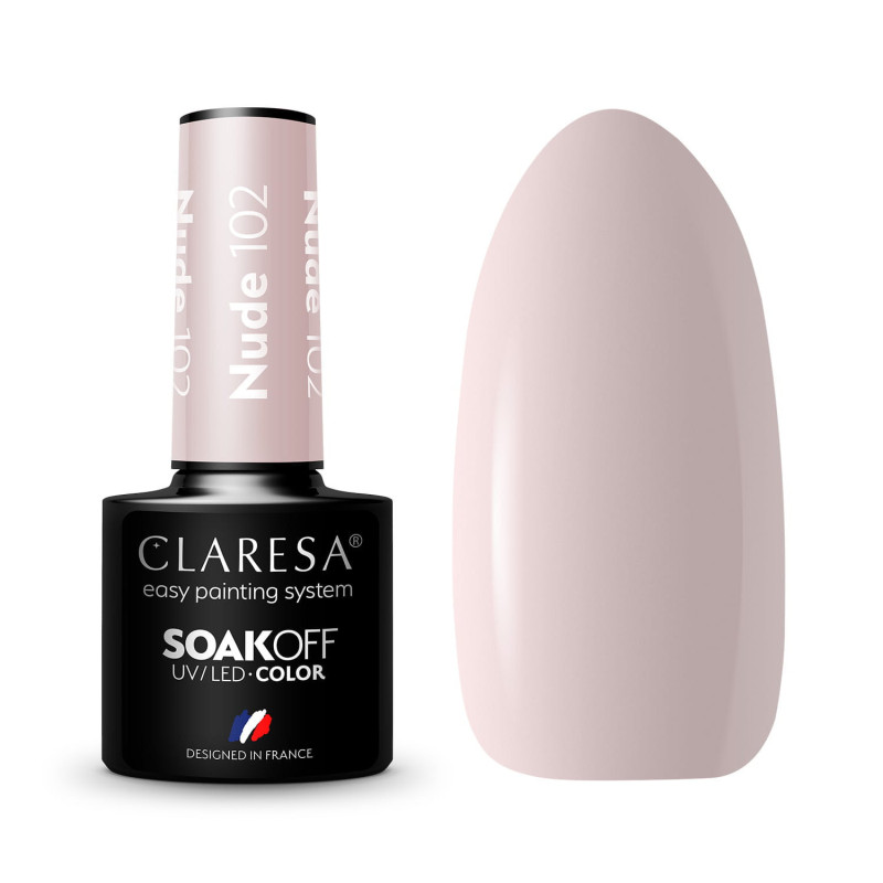 Gel polish – Claresa Nude No. 102 – 5 ml