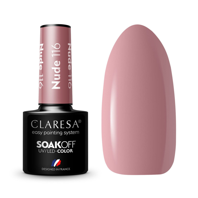 Gel polish – Claresa Nude No. 116 – 5 ml